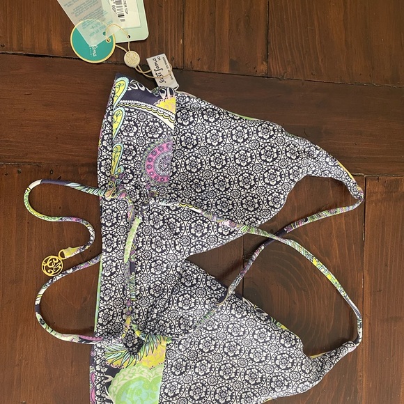NWT Luli Fama Reversible Two Piece Bikini set- Dynasty Marino - Picture 4 of 8